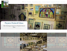 Tablet Screenshot of paynesglass.com